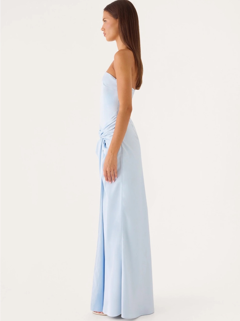 Peppermayo Strapless Light Blue Evening Gown - Picture 2 of 4